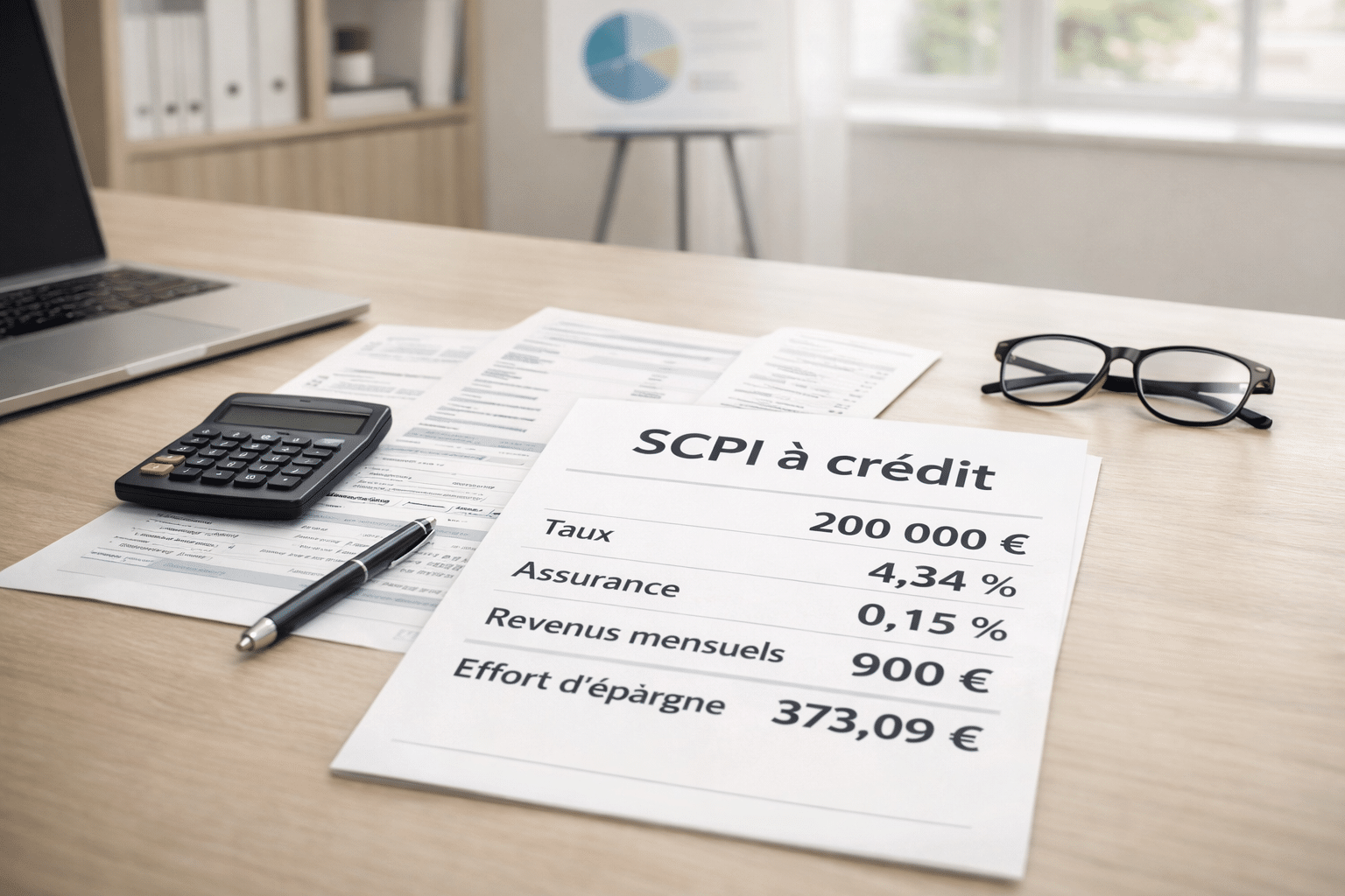 PAUL INVESTIT 200 000 € EN SCPI À CRÉDIT